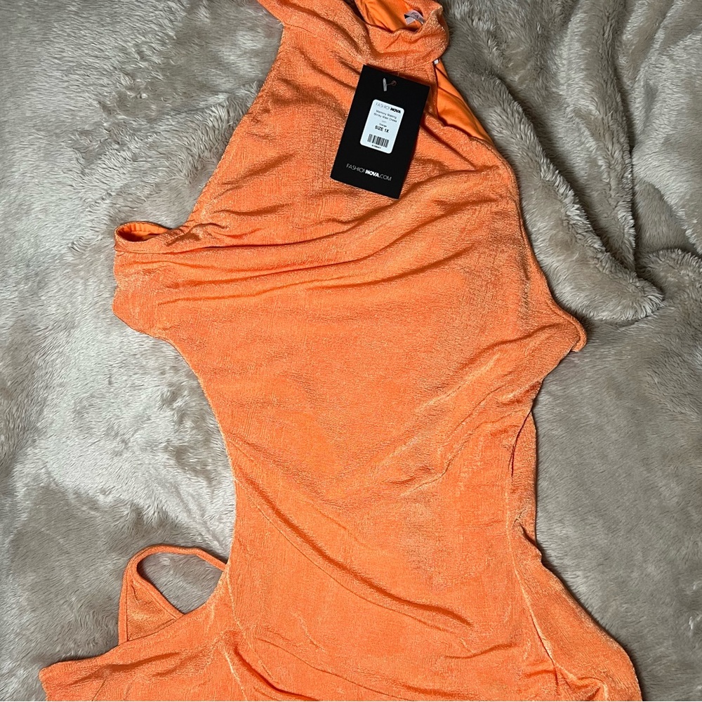 Slinky Maxi dress - Orange